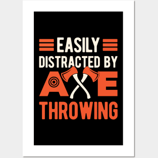 Axe Throwing Funny Gift Posters and Art